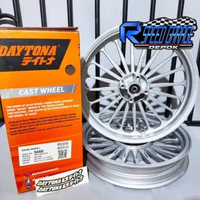 VELG DAYTONA DASH WHEEL CLASSIC 1.85 2.15 RING 14 YAMAHA MIO SPORTY SILVER 5660