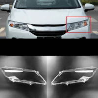 For Honda City 2015-2018 Car Headlight Cover Transparent Lampshade Headlight Shell Lens