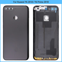 New For Huawei Y6 2018 atu-L21-L22 Back battery cover Plastic Rear Door Housing Case Y6 Prime 2018 Replace