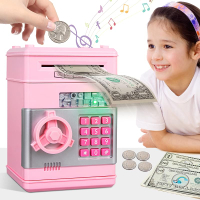 Kids Piggy Bank for Girls - Toys for 5 6 7 8 9 10 Year Old Girl Birthday Gifts - Electronic Piggy Ba