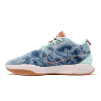 Nike 籃球鞋 LeBron 21 XXI EP Aragonite 男鞋 LBJ 藍 綠 橘 緩震 HF5466-300