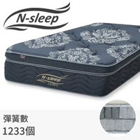 ◎雙層獨立筒彈簧 雙人床墊 N-SLEEP LH2 獨立筒彈簧床 獨立筒床墊 NITORI宜得利家居