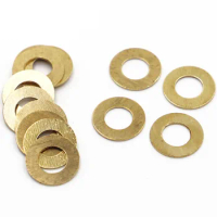 5-100pcs M2 M2.5 M3 M4 M5 M6 M8 M10 M12 M14 M16 GB97 DIN125 Solid Brass Flat Washer Shim Copper Gasket Meson Pad