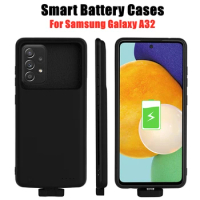 For Samsung Galaxy A32 5G Smart Battery Charger Case Magnetic Charging Cover For Samsung A32 4G Powerbank Spare battery 5000mAh