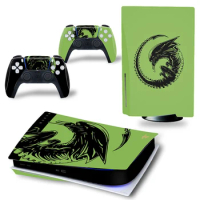 Dragon Design PS5 Standard Disc Skin Sticker Decal Cover for PlayStation 5 Console and Controller PS5 Skin Sticker Accessories