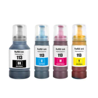 1Set 113 Premium Refill Pigment Ink for Epson 113 Ecotank ET-16600 ET-M16600 Ecotank Pro ET-16680 ET-M16680 Printer