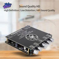 S350H 2.1 channel TPA3255 for Bluetooth-compatible Power Amplifier Board Module High And Bass Subwoofer 220WX2+350W
