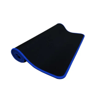 【ENABLE】專業大尺寸辦公桌墊/電競滑鼠墊-藍色(40x90cm/精密鎖邊/不捲邊不變形/強韌耐用)