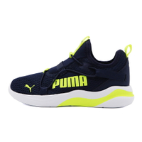 PUMA Rift Slip On Pop PS 套入式 運動鞋 中童 藍黃 S0432 (19477421)