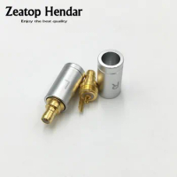 1Pair Beryllium Copper Audio Jack Earphone Pin Adapter for IE500 IE400pro 1690TI Headset Plug 4.4mm Hole DIY Wire Connector