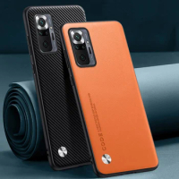 Luxury PU Leather Case For Xiaomi Redmi Note 10 Pro Back Cover Silicone Protection Phone Case For Redmi Note 10S 10 4G 10T 5G