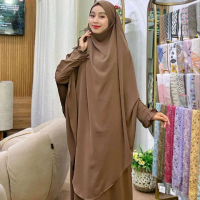 Syar'i French Khimar yl | Dress Yolla syar'i | Gamis Syar'i mewah | Set syar'i | Gamis  Muslim Syari