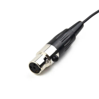 Headset Microphone Single Earhook Cardioid Mic 4-pin XLR Connector For SHURE Wireless 3.5MM For Sennheiser Wireless