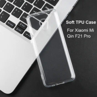 For Xiaomi Qin F21 Pro Soft Transparent Silicone Phone Case for Qin F21Pro TPU Case Shockproof Protective Back Cover Bumper