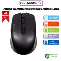 Chuột Không Dây+ Bluetooth FUHLEN B07S V2 , Chính Hãng Bảo Hành 24T, Click Silent Chống Ồn,16
