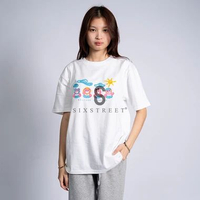 AMBLER Tee Swimming Bear White ( 100% Authentic ) M