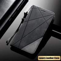 Leather Case For Motorola Moto G10 G20 G30 G50 G60 G100 G9 Play E7 E7i G8 Power Lite G 5G Plus E6S Wallet Flip Case Cover Funda