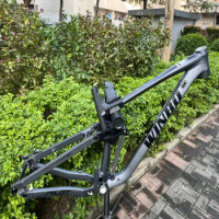 MTB Bicycle Frame Full Suspension Boost 148*12MM 29/27.5ER Aluminum Alloy 4 Links MTB Soft Tail DH AM Bike Frames