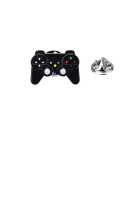 ZITIQUE Fashion Fun Black Gamepad Brooch