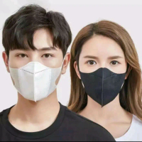 Masker Duckbill 3ply isi 50Pcs Disposable Face Mask warna hitam
