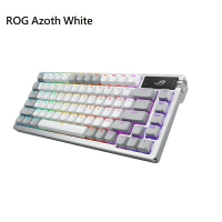 【最高現折268】ASUS 華碩 ROG Azoth White 青軸/紅軸/茶軸/雪軸/風暴軸 白色無線電競機械鍵盤