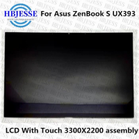 For ASUS Zenbook S UX393 UX393EA UX393JA Display Replacement Panel Original B139KAN01.0 LCD LED Touch Screen Assembly