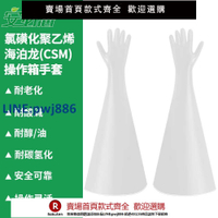 【超低價 台灣公司】安必思CSM操作箱耐臭氧海珀龍氯磺化聚乙烯制藥實驗室專用手套【注意！下單滿299出貨】