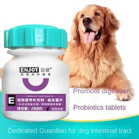 Probiotics 200 tablets dog cats diarrhea and vomiting health care promote digestion conditioning stomach