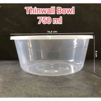 Thinwall Round 750Ml/Mangkok Plastik