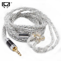 KZ 8 Core Silver Blue Hybrid 784 cores Silver plated Upgrade Cable Earphones Cable For KZ ZS10 PRO ZSN PRO ZSX DQ6 ZAX ASX ASF