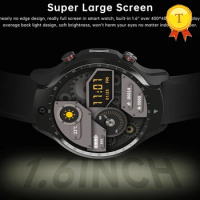 2021 real 4G LTE Smart Watch Android system 1.6 Inch GPS WIFI With SIM Card DUAL Camera Man Smartwatch Men 600Mah Battery Phone