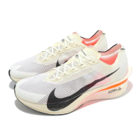 【NIKE 耐吉】競速跑鞋 ZoomX Vaporfly Next% 4 Proto 男鞋 米白 黑橘 輕量 碳板(HF6413-100)