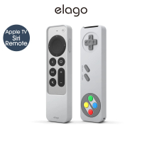 【Elago】Apple TV Siri Remote經典遊戲機保護套 附掛繩