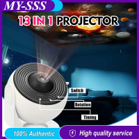 Star Projector 13 in 1 Galaxy Projector Night Light Lamps 360° Rotate 4K Ultra HD Starry Sky Project