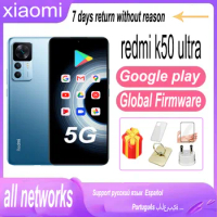 Smartphone Xiaomi Redmi K50 Ultra Global firmware 5G 6.67" Snapdragon 8+ Gen 1 120W Charger 5000mAh Battery 108MP Camera