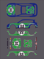 [WHITE TONER] Decal Hot Wheels CIVIC EG HIPPIE (CONVENTION2025)