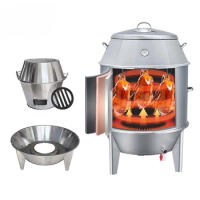 Commercial Bakery Roast Duck Oven Equipment Stainless Steel Charcoal Chinese Roaster Duck Oven Chicken Oven