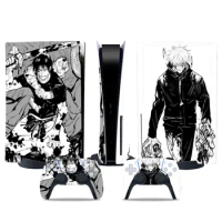 Jujutsu Kaisen Gojo Satoru PS5 Disk Digital Skin Sticker Decal Cover for ps5 Console and Controllers PS5 Skin Sticker Vinyl