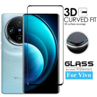 Full Cover Glass For Vivo X100 Pro Screen Protector For Vivo X100 Pro Tempered Glass HD Protective Phone Lens Film Vivo X100 Pro