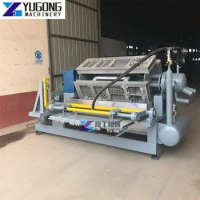 YG Automatic Paper Pulp Egg Tray Production Line Waste Paper Recycle Used Egg Tray Machine Small Machine Making Egg Tray