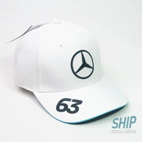 2024 MERCEDES RUSSELL cap WHITE driver topi F1 formula 1 george original
