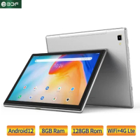 BDF New Pad 10.1 Inch 1280*800 HD Android12 Tablet High Class Octa Core AI CPU 8GB RAM 128GB ROM Tablet PC WiFi+Mobile Network
