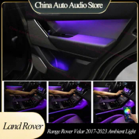 Fit for Land Rover Range Rover Velar 2017-2023 Atmosphere Light Car led Ambient Light 10 Colors Car Decoration Ambient Lamp