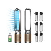 【dyson 戴森】TP12 Purifier Cool De-NOx 二合一甲醛NOx偵測涼風空氣清淨機(鎳金色)