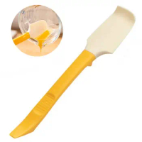 Multi-functional Silicone Butter Knife Scraper High Temperature Resistant Elbow Stirring Stick Can Opener Baking Jam Spatula