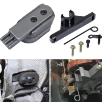 Heavy Duty 2801 Flywheel Holder Flex Plate Lock Tool &amp; 7676 Oil Seal Repair Kit with Balance Shaft (2pcs-Set)