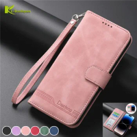 A54 A14 4G Case Business Magnetic Leather Flip Stand Wallet Phone Cover on For Samsung Galaxy M14 A54 A24 4G A14 A34 5G SM-M146