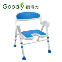 【Goodly 顧得力】鋁合金洗澡椅WA-199 可收合 U型坐墊(台灣製造)