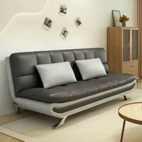 現代簡約小戶型客廳臥室多功能長1.9m出租房可折疊兩用雙人沙發床 沙發 布藝沙發 科技布沙發 小型沙發 客廳沙發 實木框架沙發 單/雙人沙發
