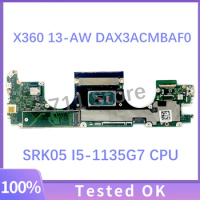 High Quality Mainboard DAX3ACMBAF0 For HP Spectre X360 13-AW 13T-AW Laptop Motherboard With SRK05 I5-1135G7 CPU 100% Full Tested